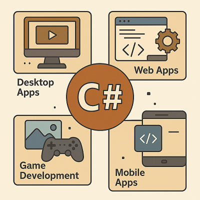 کاربردهای زبان C#
